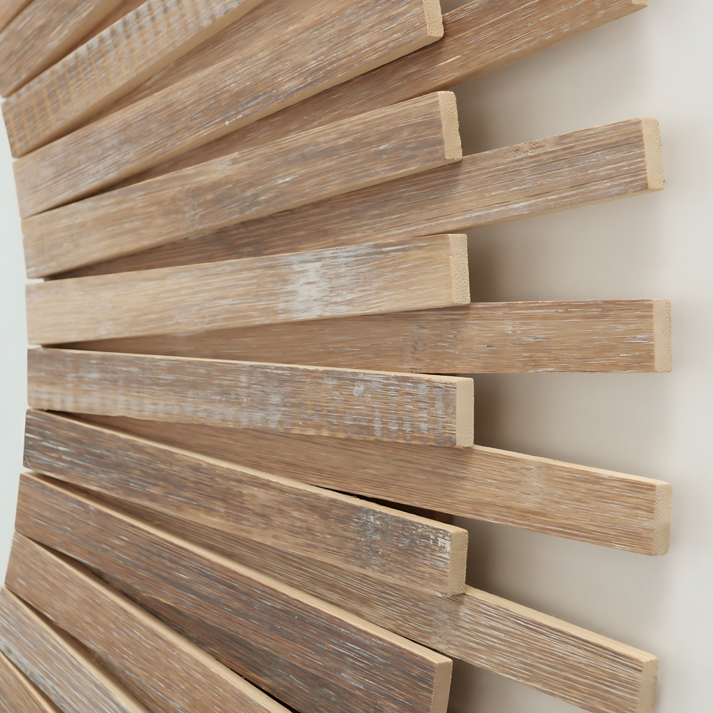 Bijzondere Wandspiegel Hout Rond Ø 75 cm