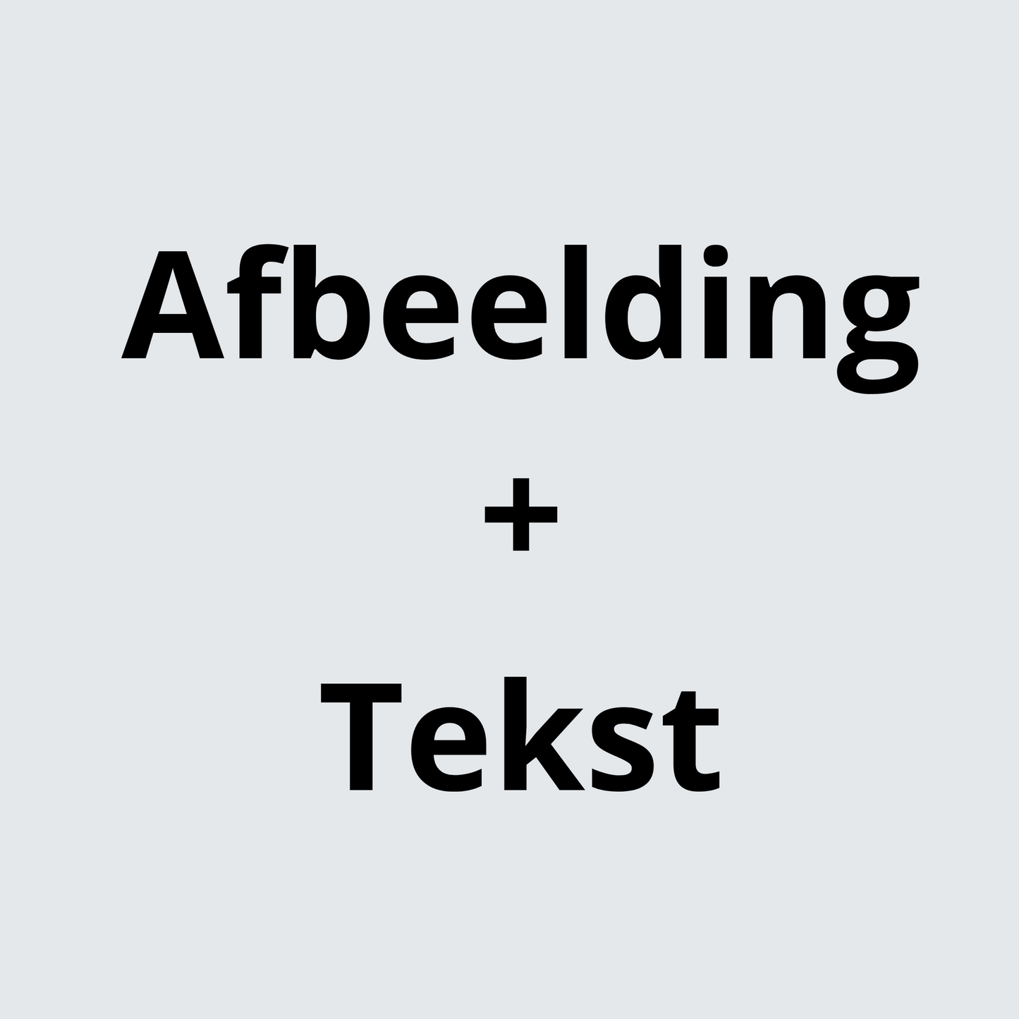 Personaliseren Met Afbeelding + Tekst