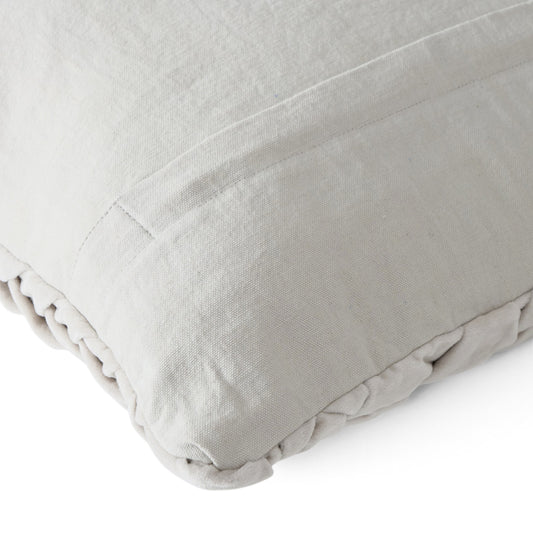 Beige Sierkussen Velvet 45 x 45 Detail