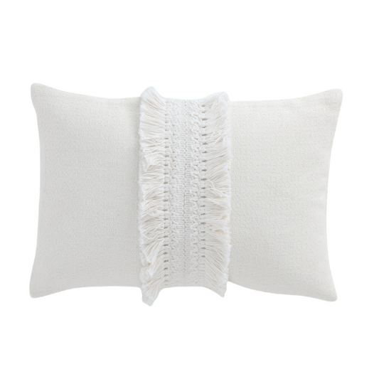 Bohemian Sierkussen Ibiza Wit 42x31