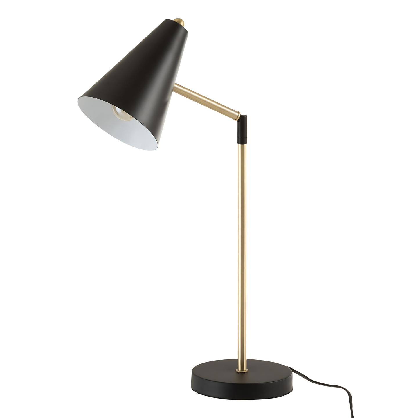 Bureaulamp Design Zwart Goud