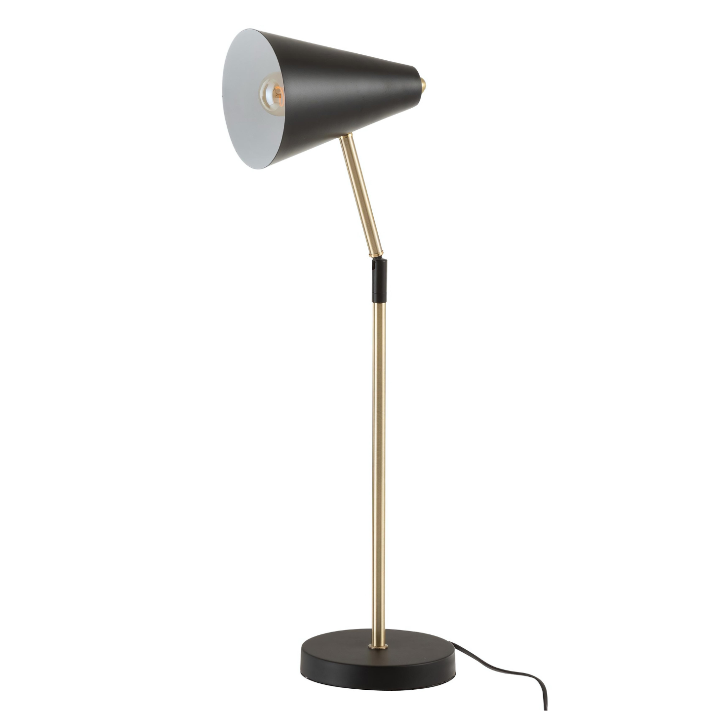 Bureaulamp Design Zwart Goud 2