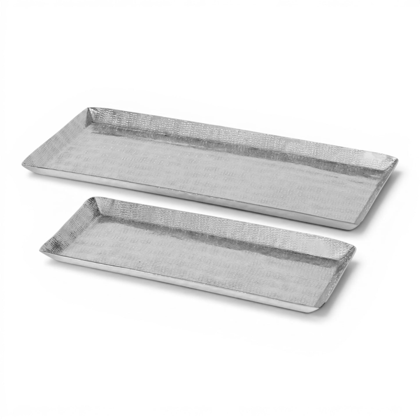 Decoratief Dienblad Zilver - Set 2