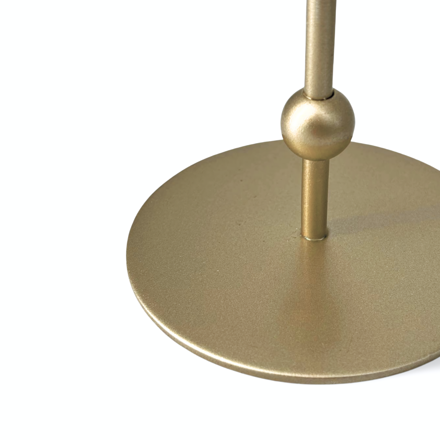 Design Kandelaar Goud Voet Detail