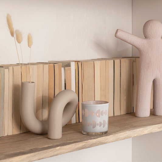 Design Vaas Scandinavisch Beige Sfeerfoto