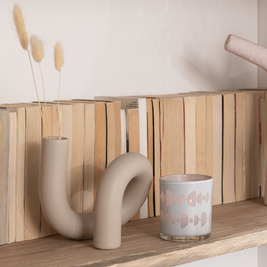 Design Vaas Scandinavisch Beige Sfeerfoto