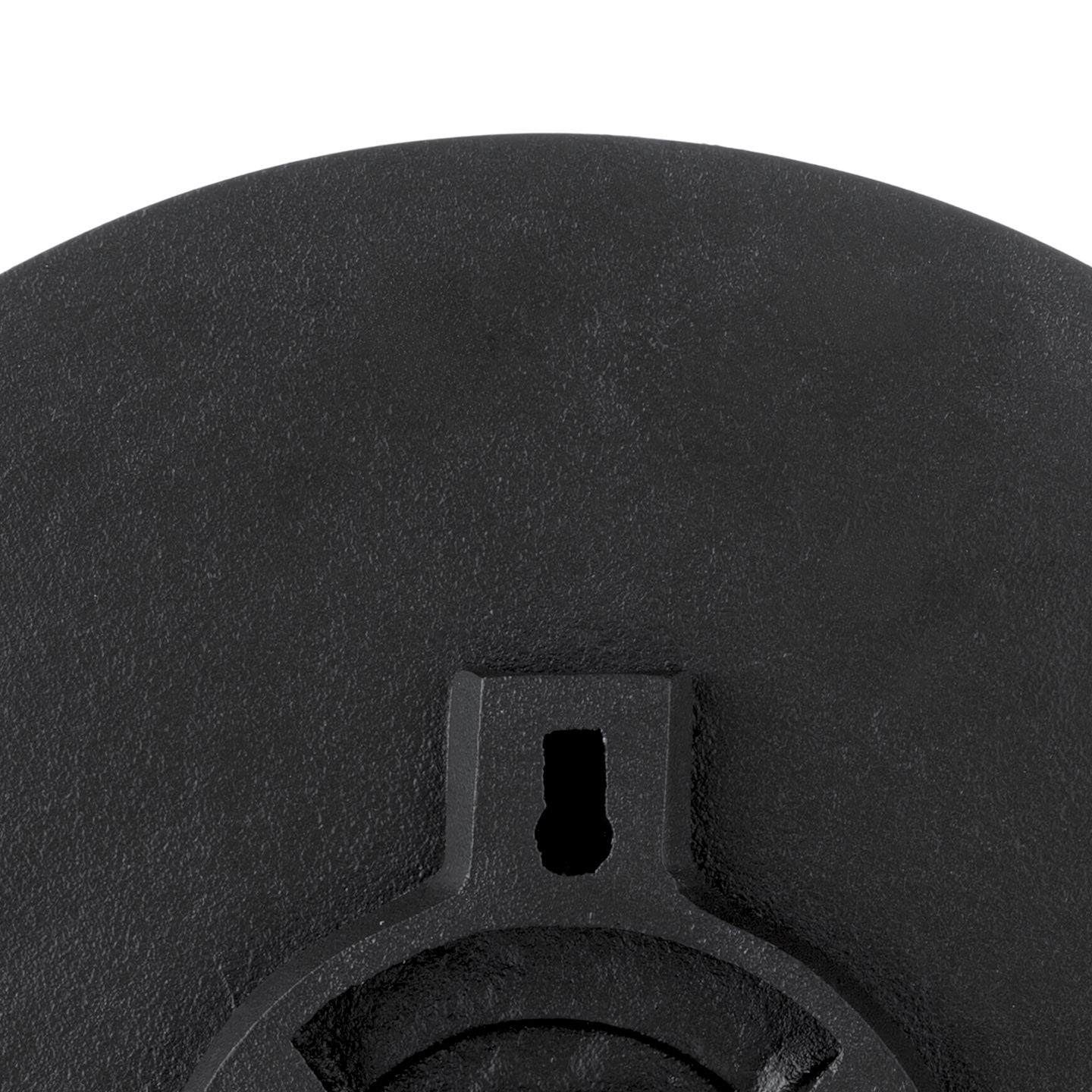 Design Wandklok Zwart Metaal Ø 38 cm Achterkant