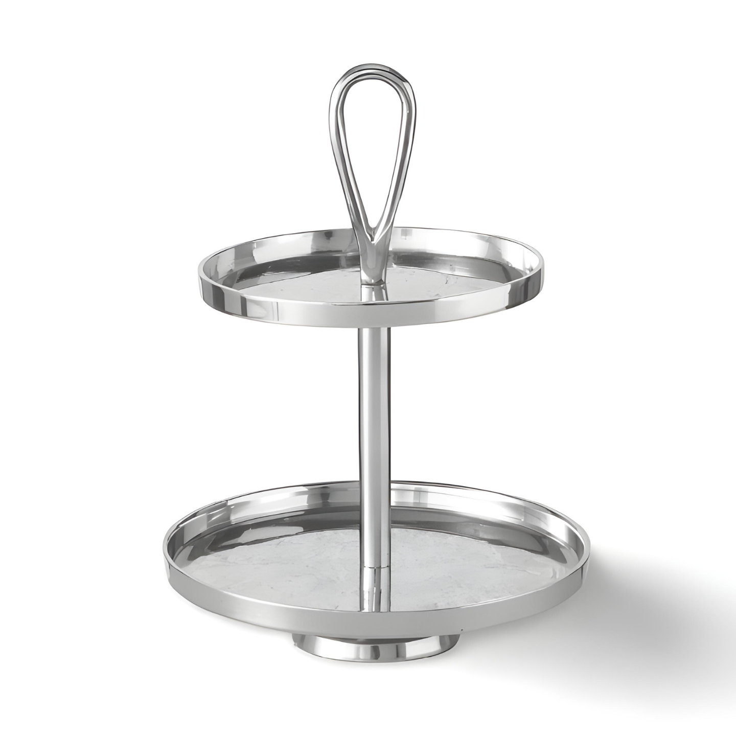 Etagere Zilver 2 laags Modern