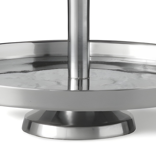 Etagere Zilver 2 laags Modern Detail