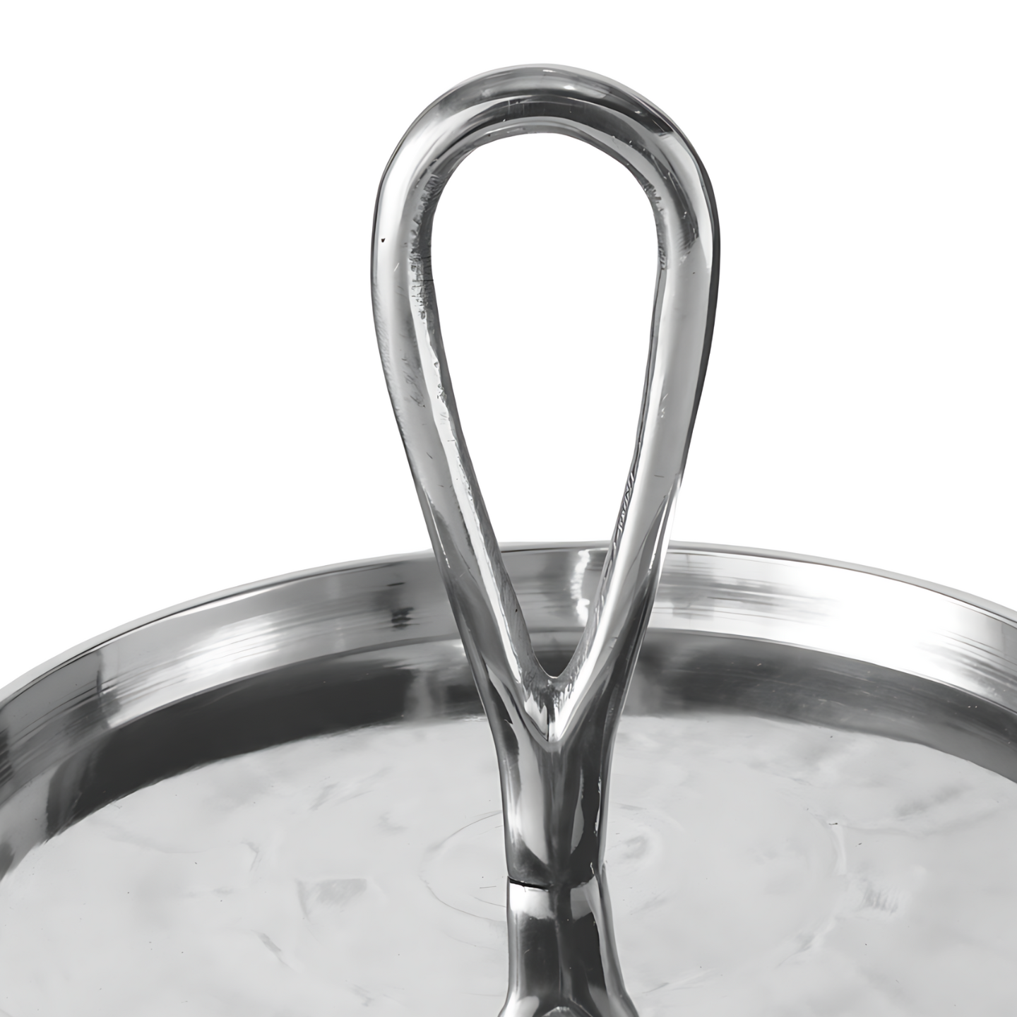 Etagere Zilver 2 laags Modern Handvat