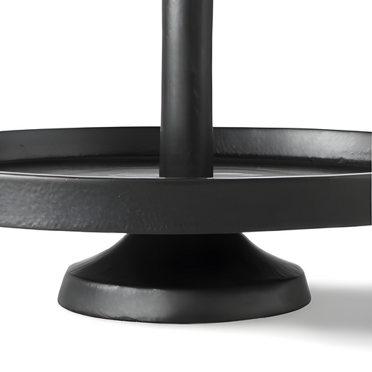 Etagere Zwart Modern 2 laags Detail