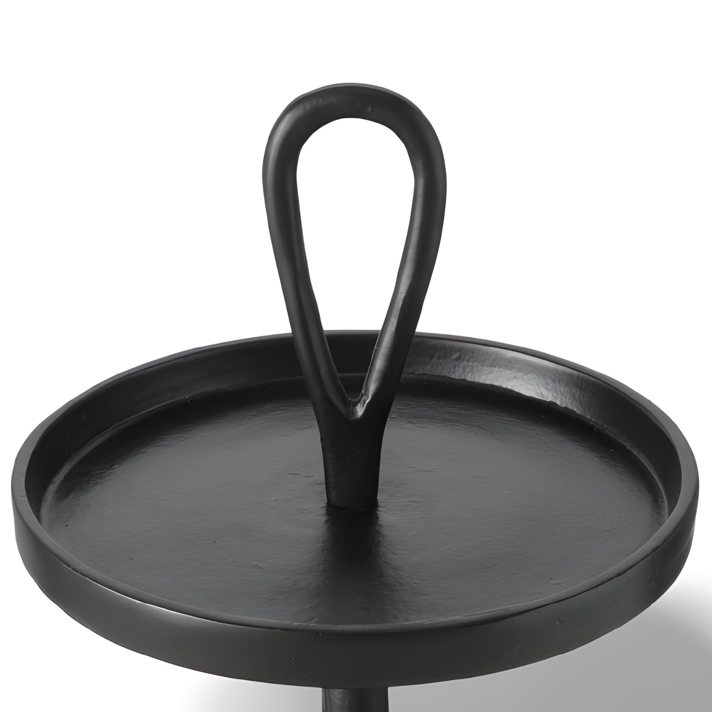 Etagere Zwart Modern 2 laags Handvat