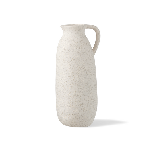 Grote Kruik Vaas Wit 36 cm