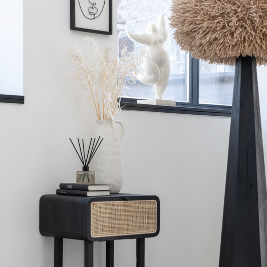 Grote Kruik Vaas Wit Sfeerfoto