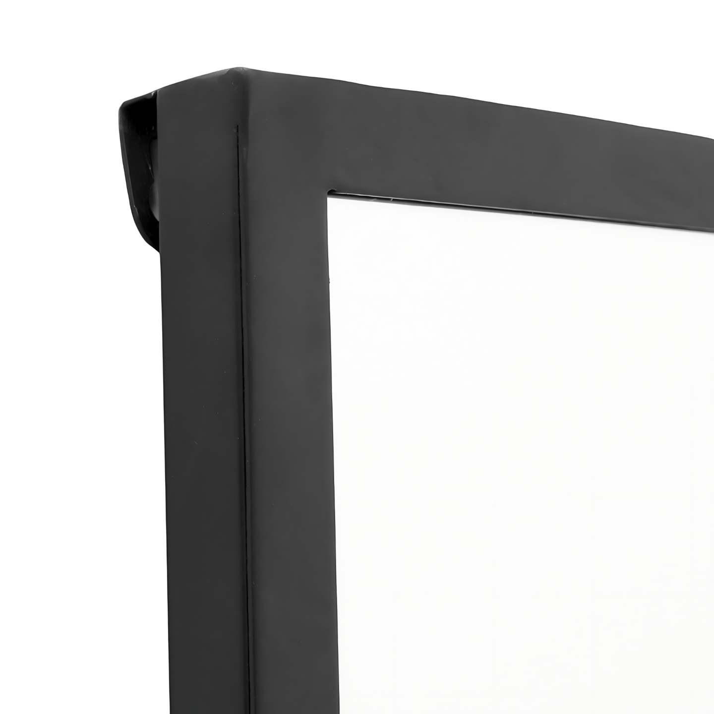 Grote Raam Spiegel Zwart Detail