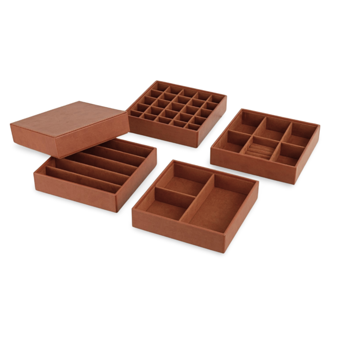 Grote Sieradendoos Bruin In Situatie