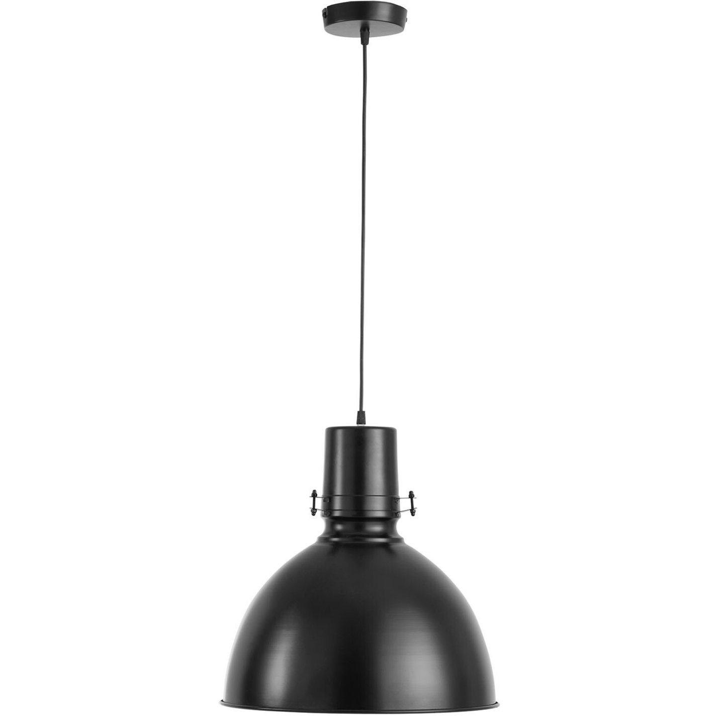 Hanglamp Zwart Metaal Industrieel 2