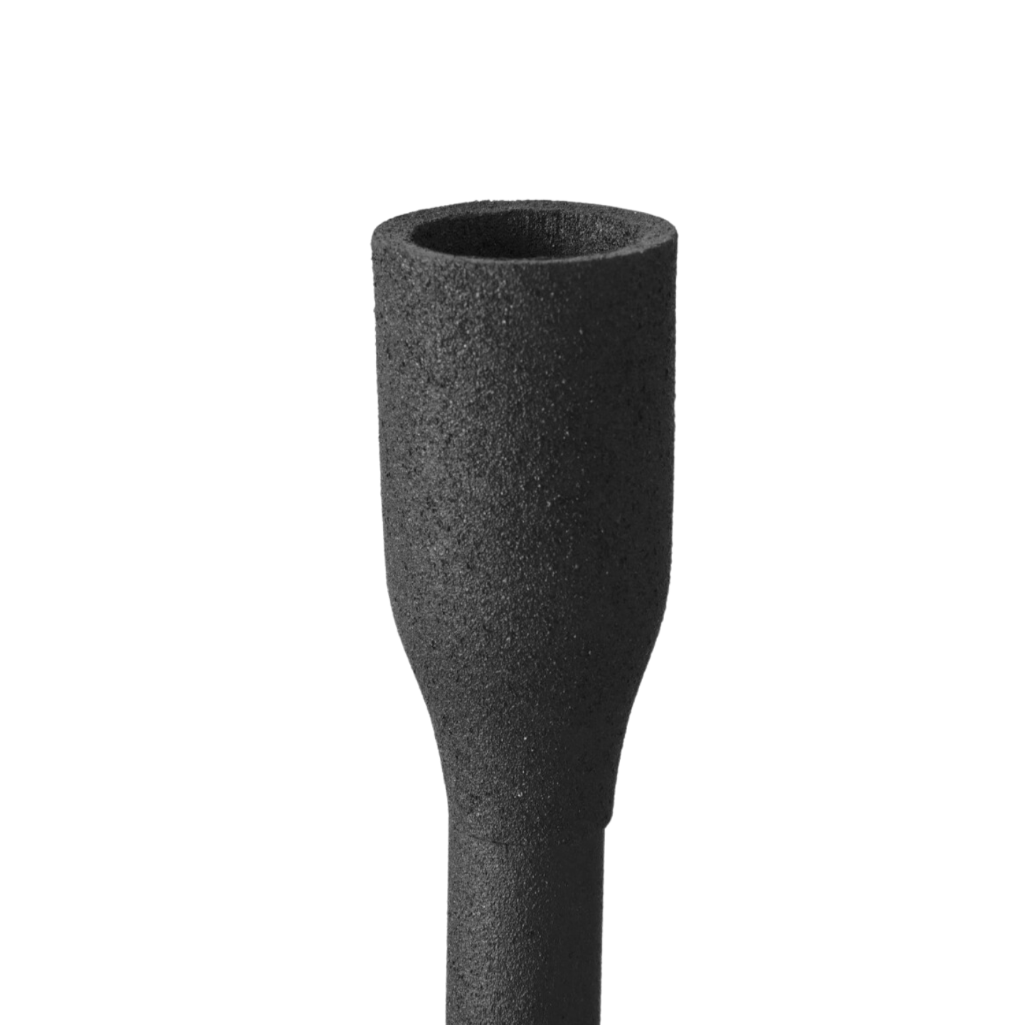 Kandelaar Modern Zwart Metaal Detail