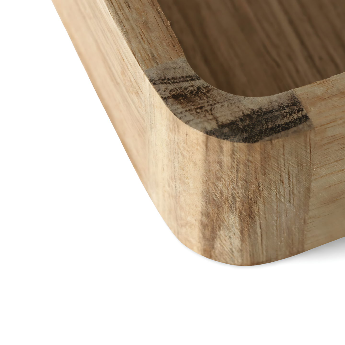 Klein Dienblad Hout Rechthoekig Detail
