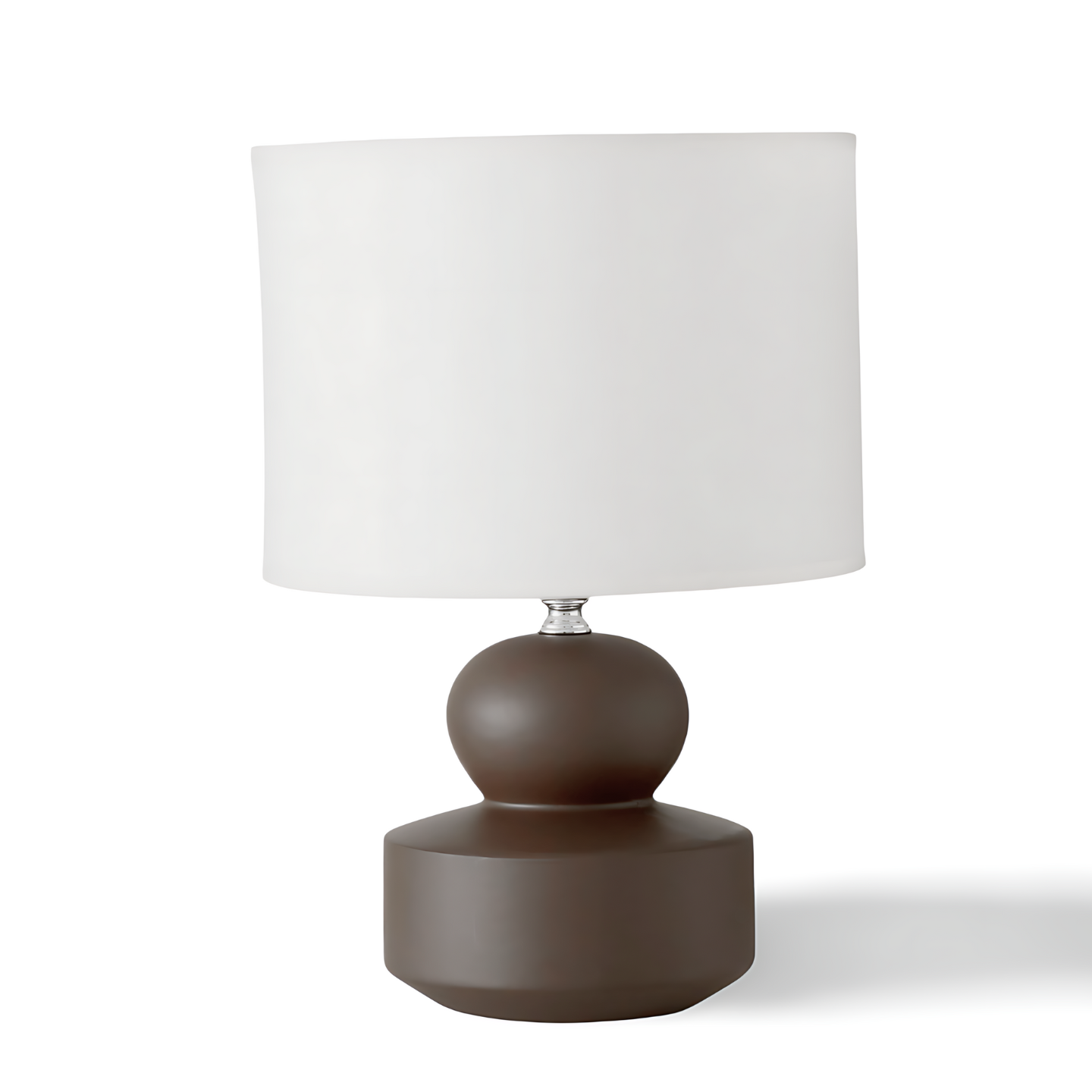 Kleine Design Tafellamp Bruin 32 cm