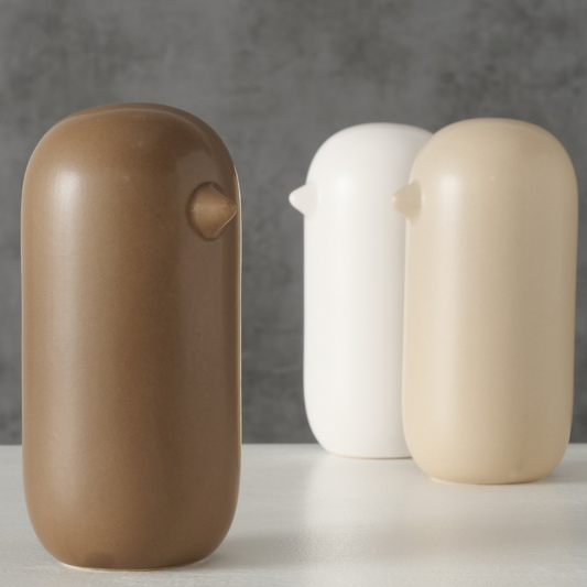 Kleine Vogel Beeldjes Modern Sfeerfoto