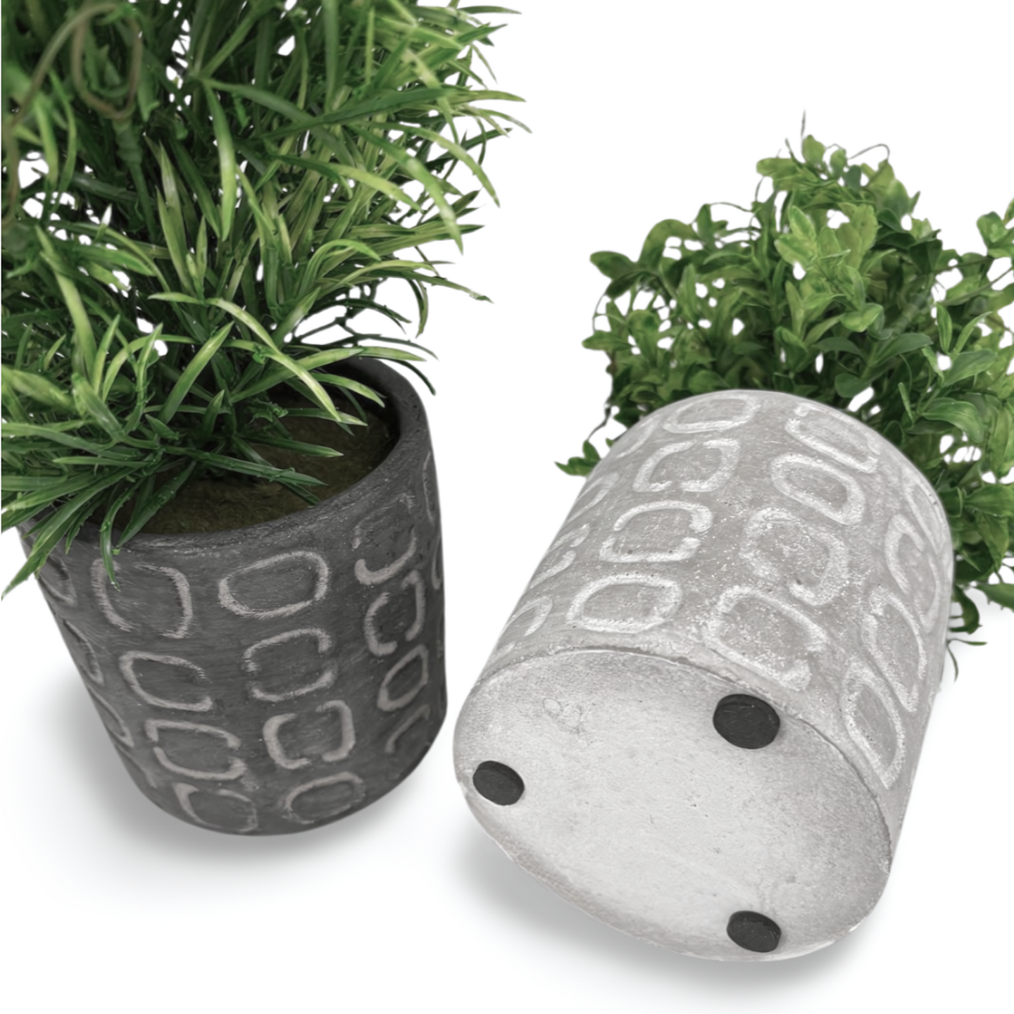 Kunst Vetplanten In Pot Beton 29 cm Onderkant