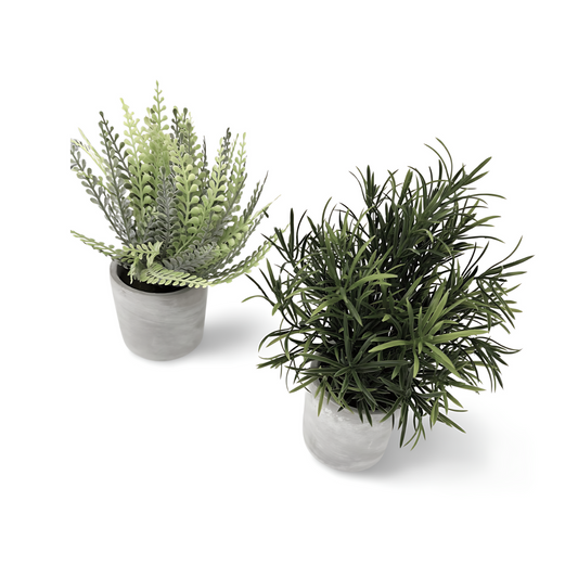 Kunstplant In Pot 23 cm Bovenaanzicht