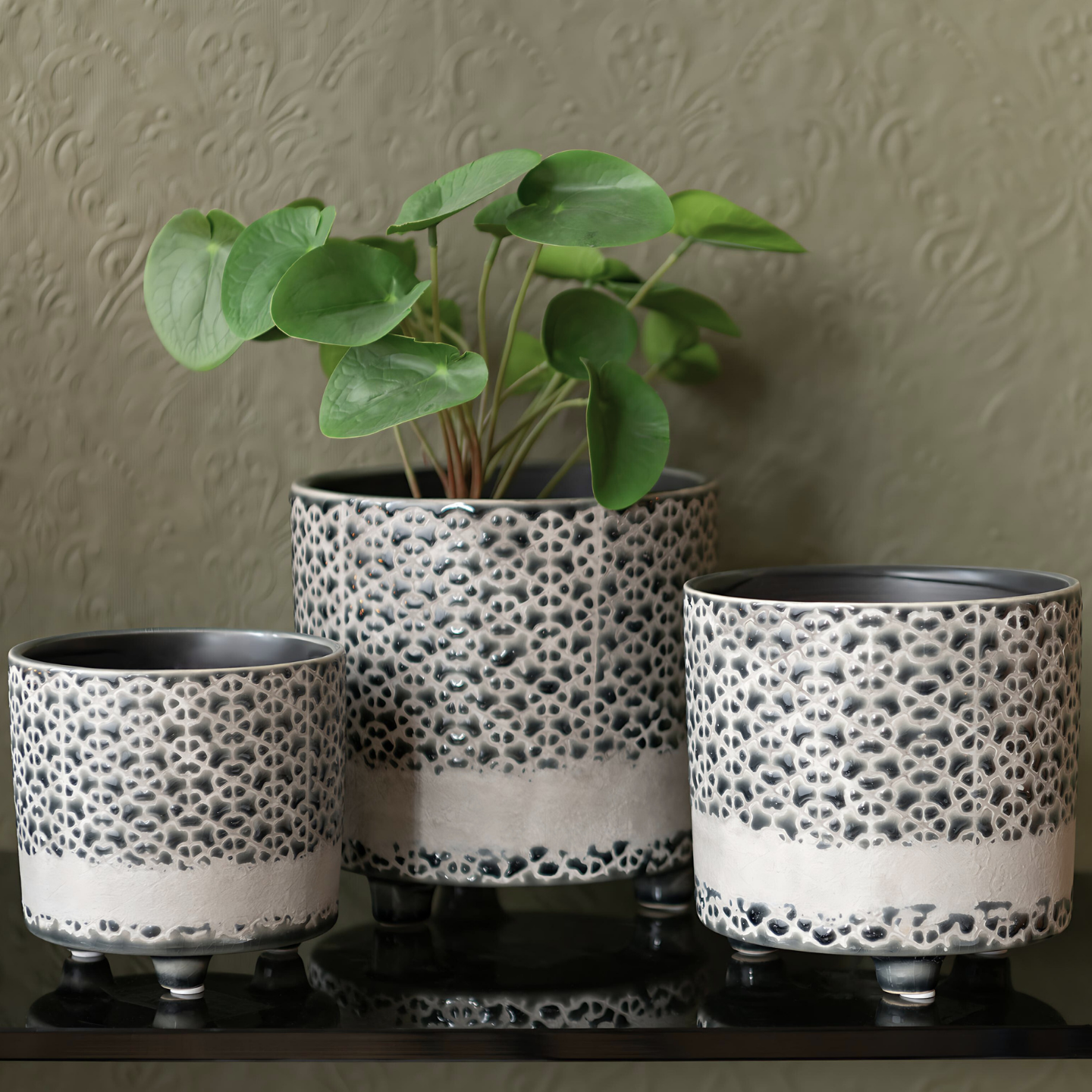 Kunstplantje In Pot 28 cm Sfeerfoto