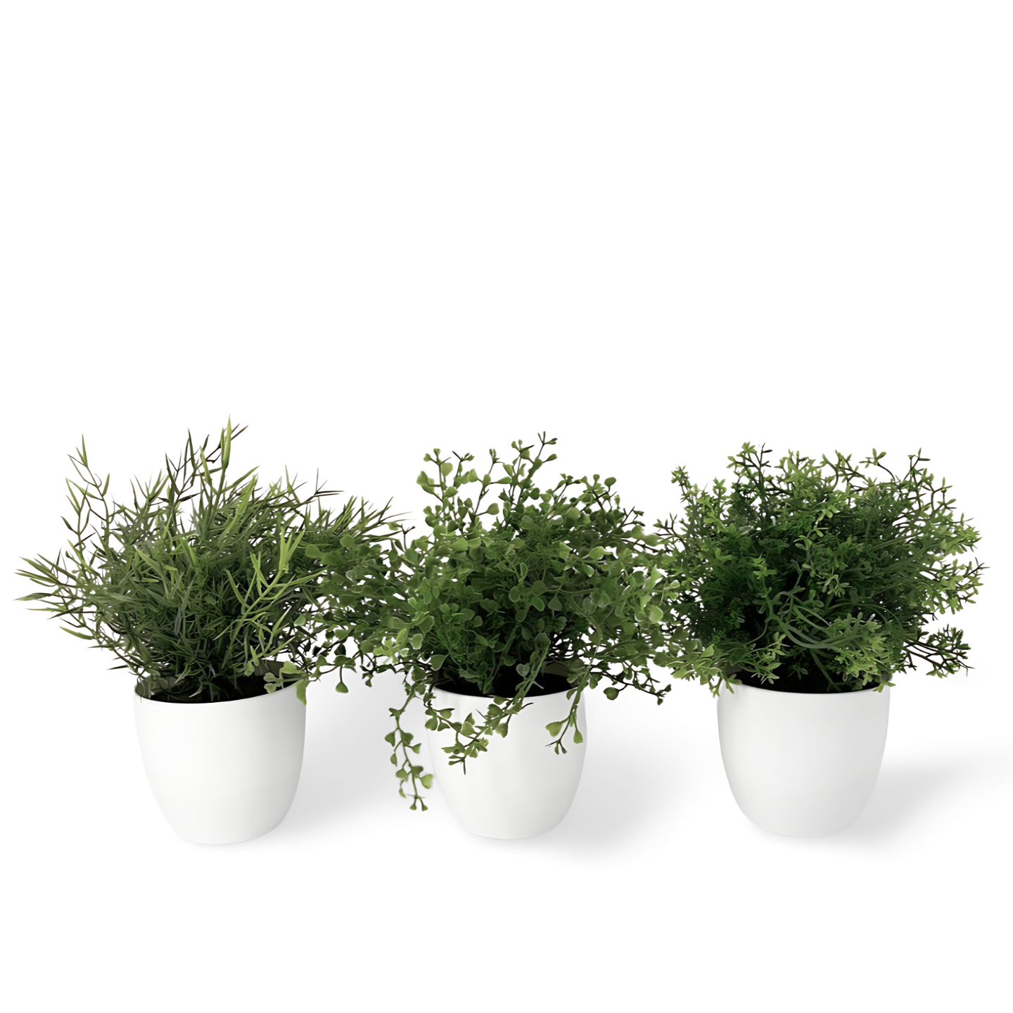 Kunstplantjes In Pot 20 cm - Set 3