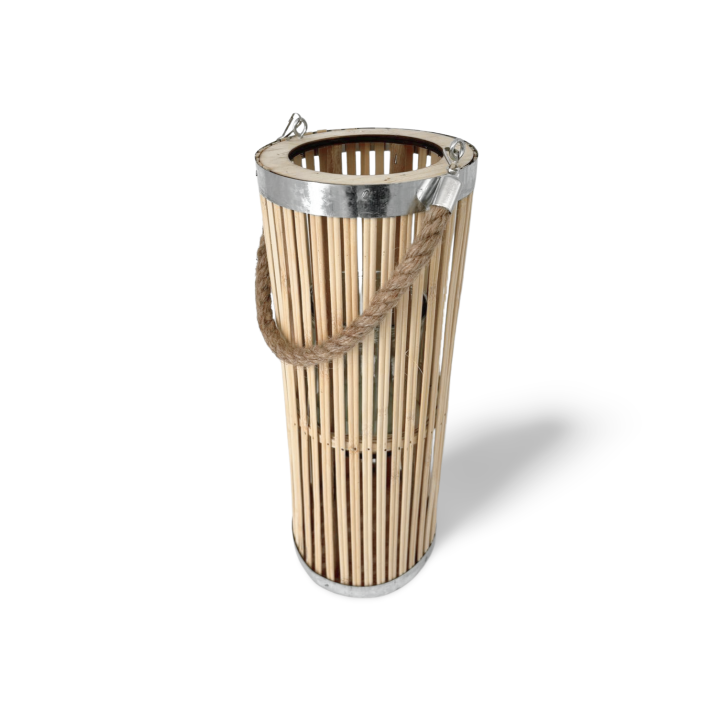 Lantaarn Groot Rond Hout 40 cm - 2