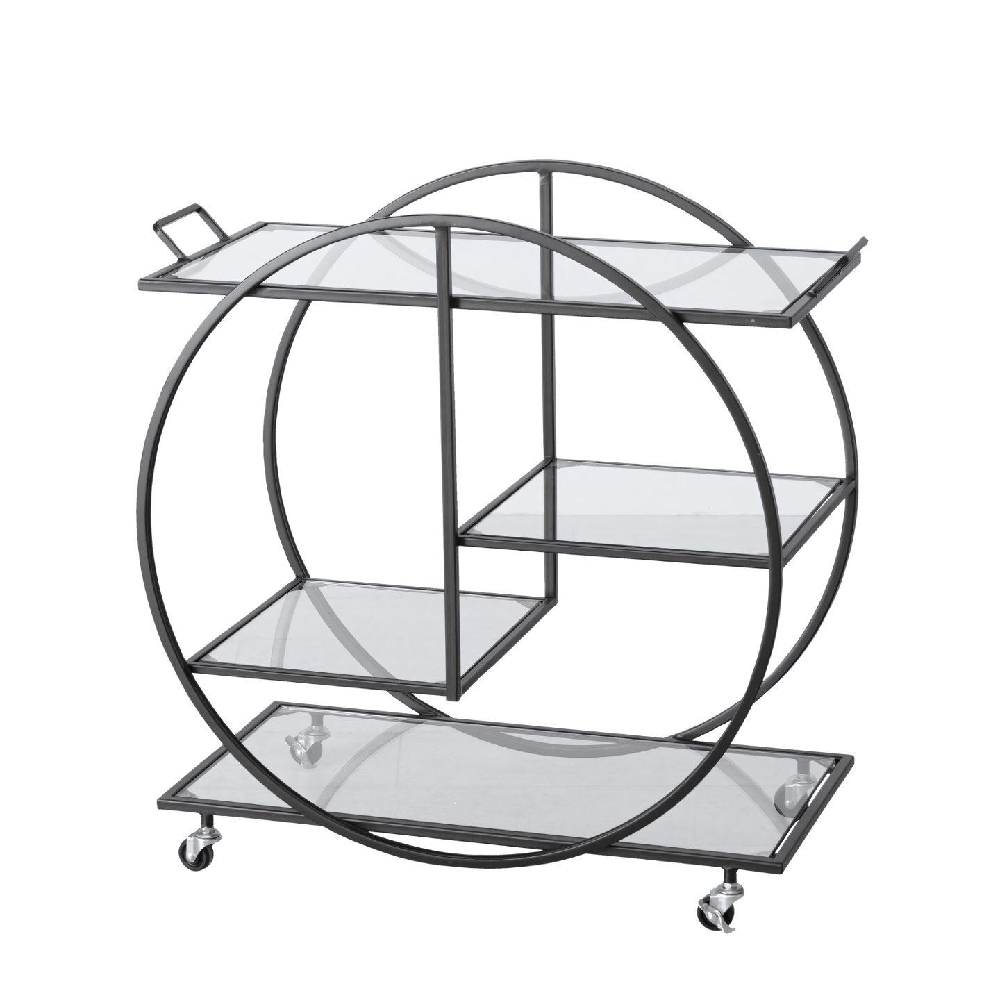 Luxe Bar Trolley Zwart