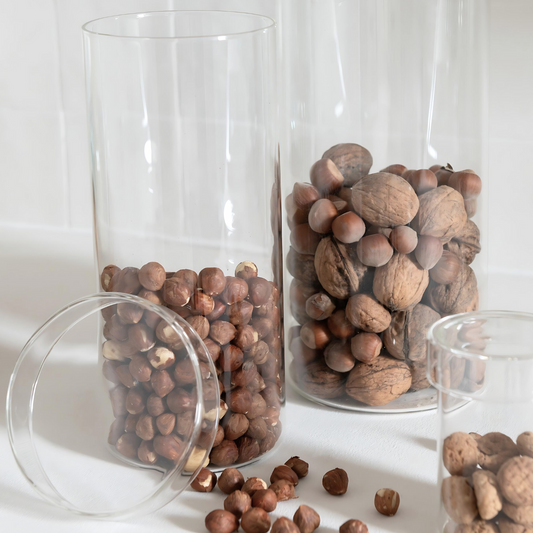 Luxe Bewaarpot Glas Sfeerfoto