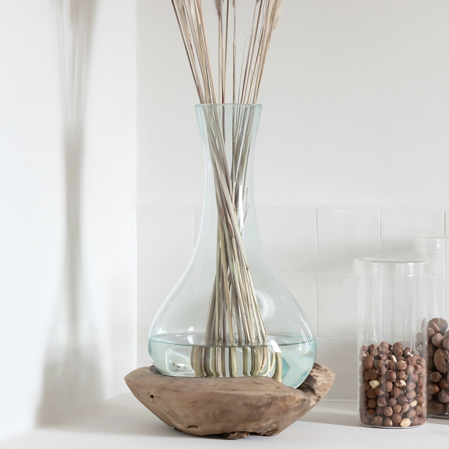 Luxe Bewaarpot Glas Sfeerfoto 2