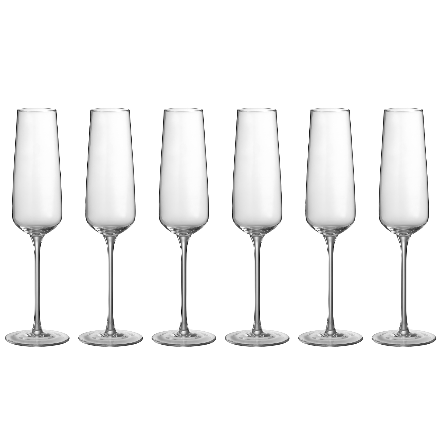 Luxe Champagneglas Flute Set 6