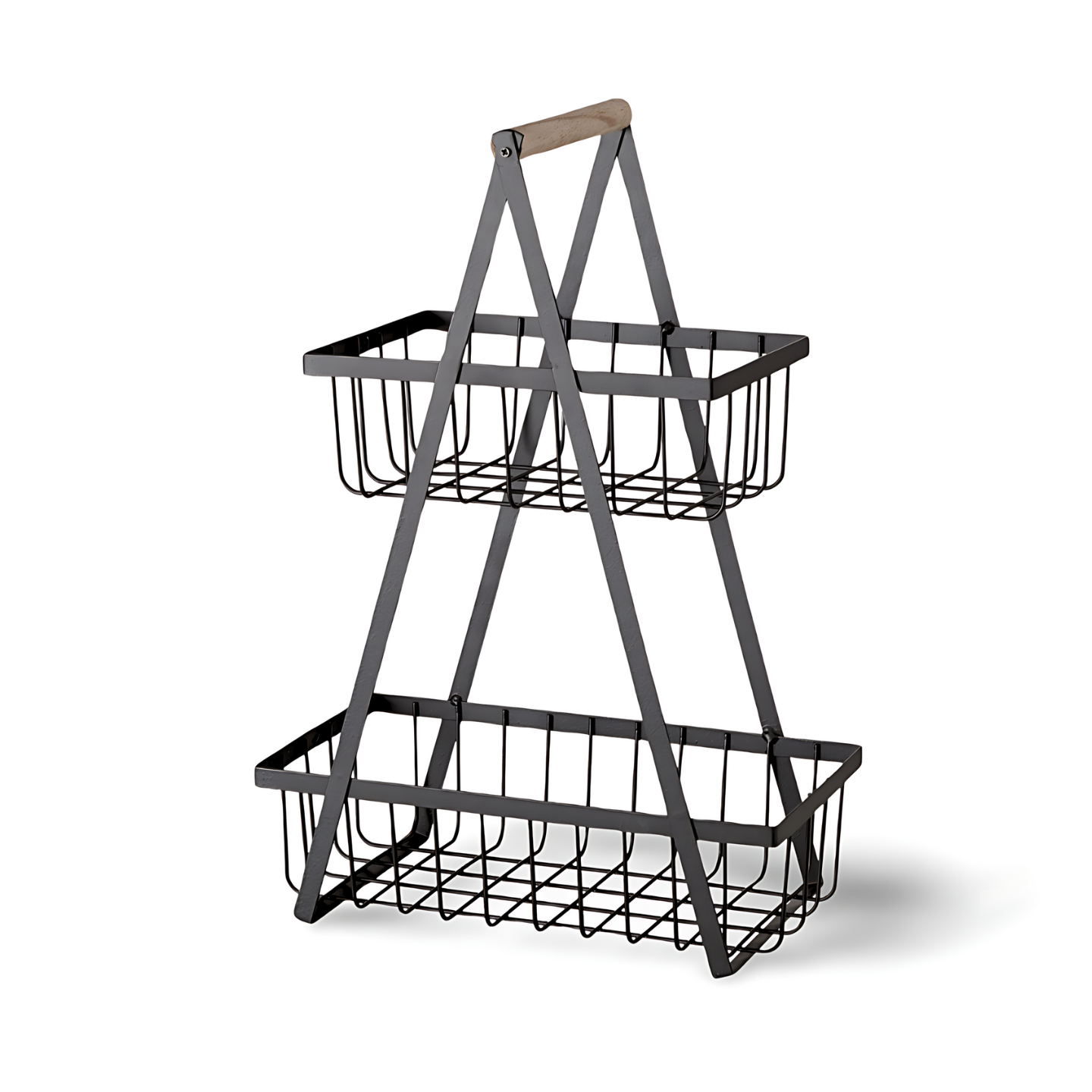 Luxe Fruitmand Etagere Zwart