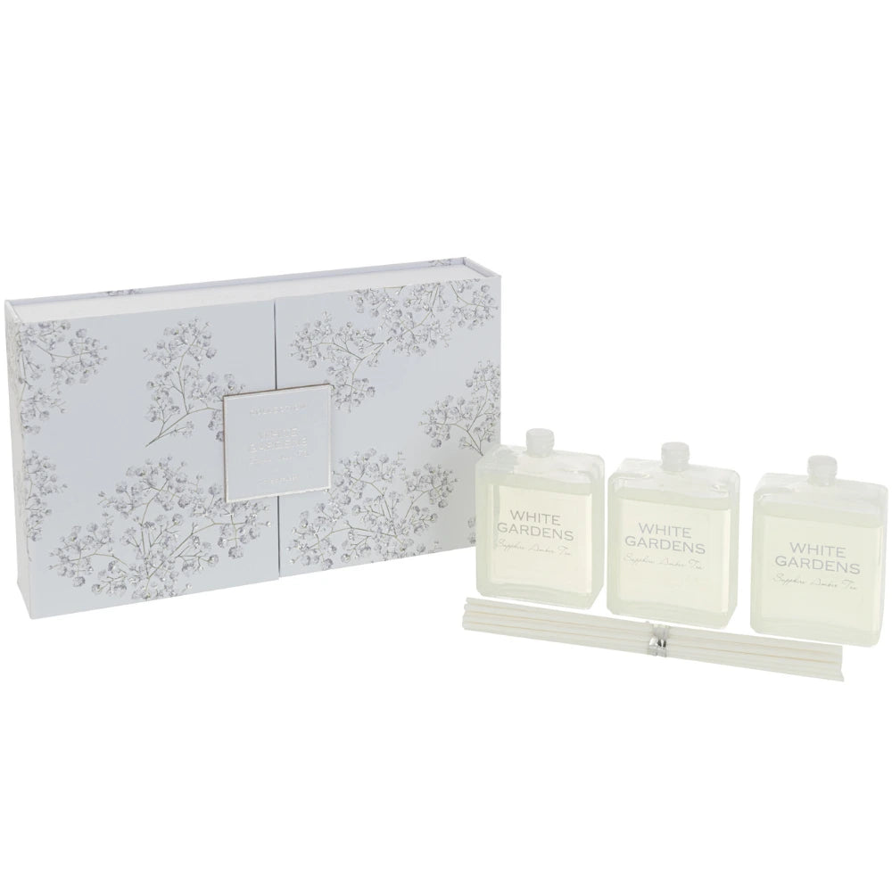 Luxe Geurstokjes Cadeauset Wit