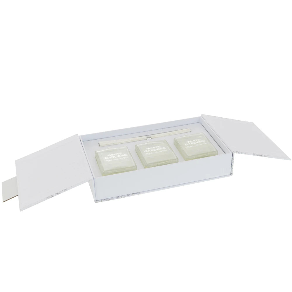 Luxe Geurstokjes Cadeauset Wit Binnenkant