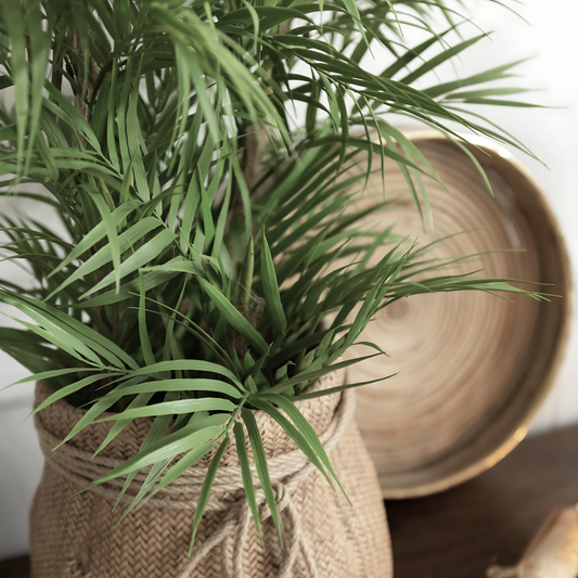 Luxe Kunstplant Palm Sfeerfoto Detail