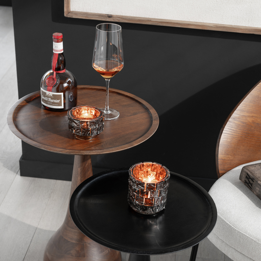 Luxe Rode Wijnglas Groot Sfeerfoto