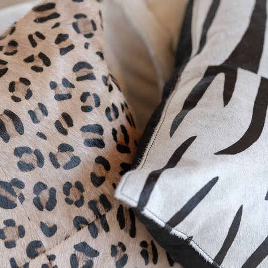 Luxe Sierkussen Zebra Print 45 x 45 Sfeerfoto