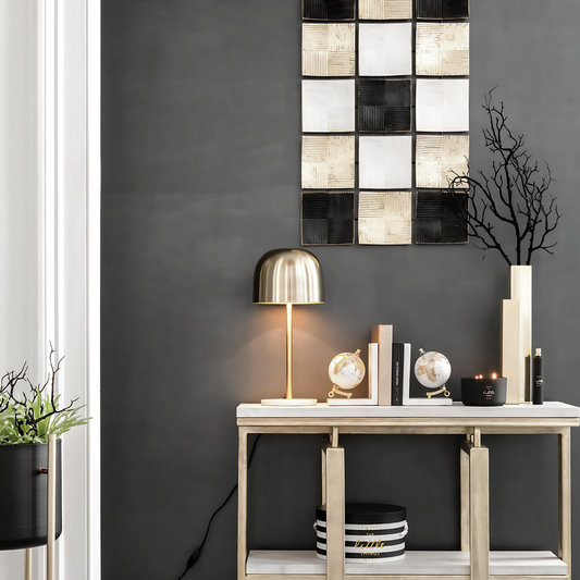 Luxe Tafellamp Goud Sfeerfoto