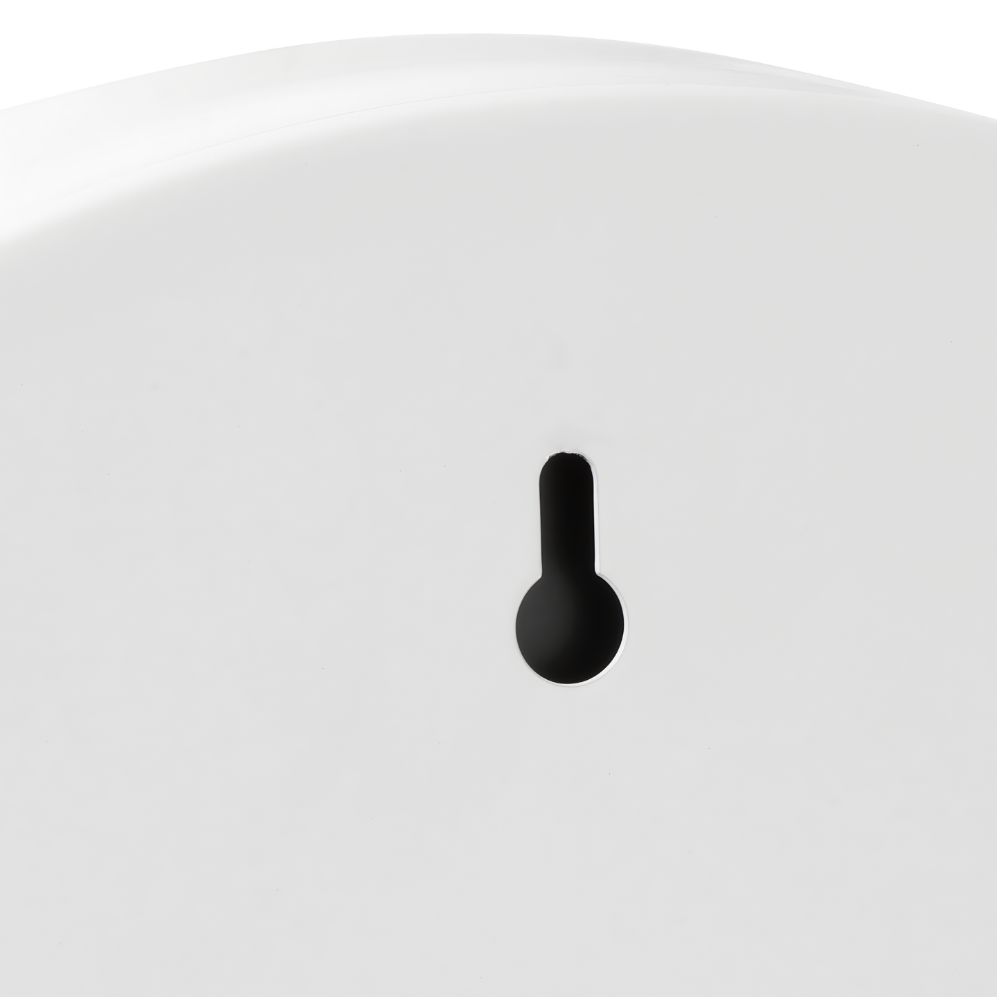 Luxe Wandspiegel Wit Rond Ø 50 cm Achterkant