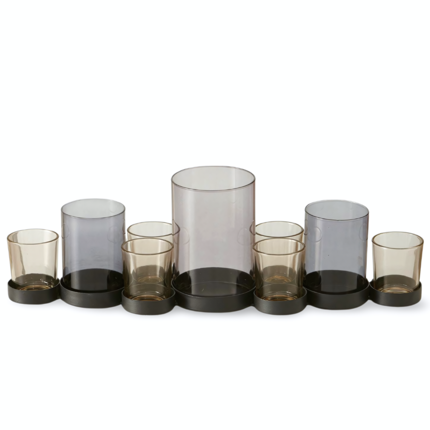 Luxe Waxinelichthouder Zwart Eettafel