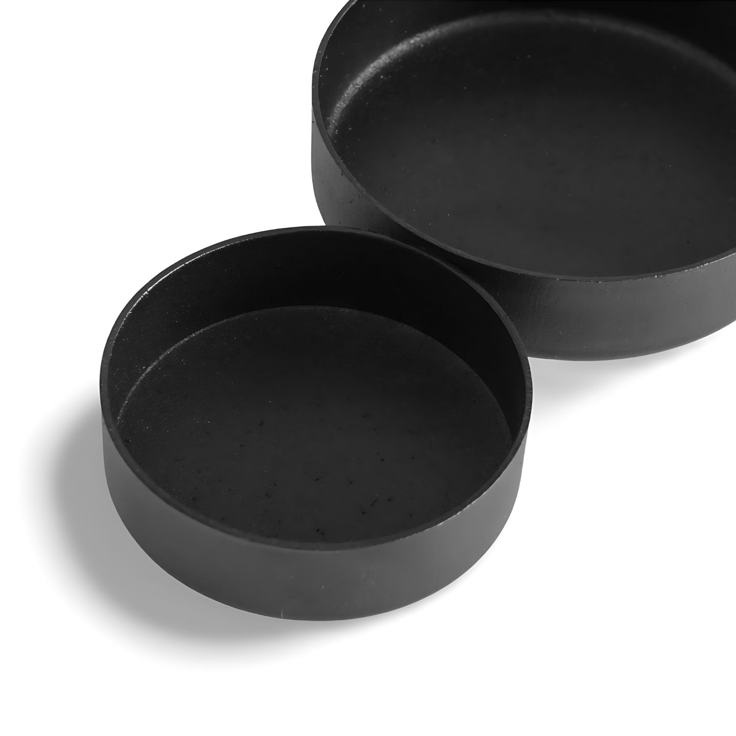 Luxe Waxinelichthouder Zwart Eettafel Detail