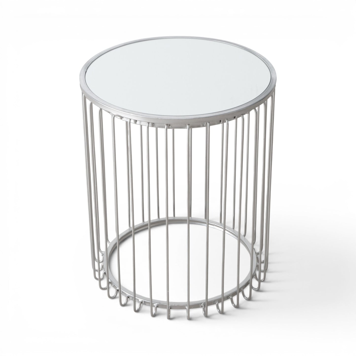 Luxe Zilveren Bijzettafel Groot