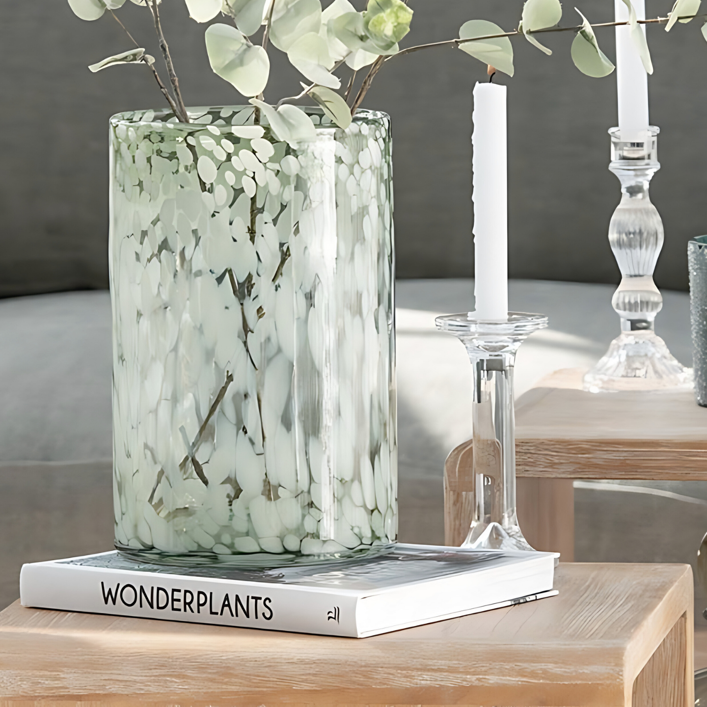 Moderne Kandelaar Glas Design Sfeerfoto 2