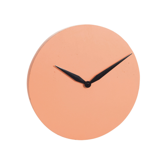 Oranje Wandklok Minimalistisch Design Ø 40 cm