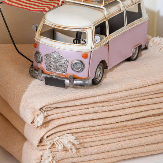 Plaid Oranje/Bruin Sfeerfoto