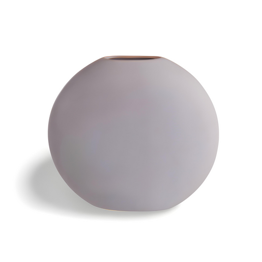 Platte Ronde Vaas Lila 24.5 cm