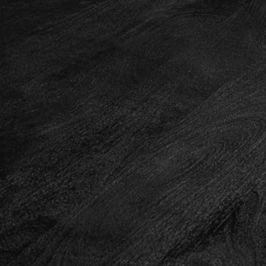 Salontafel Zwart Hout Vierkant Detail Hout